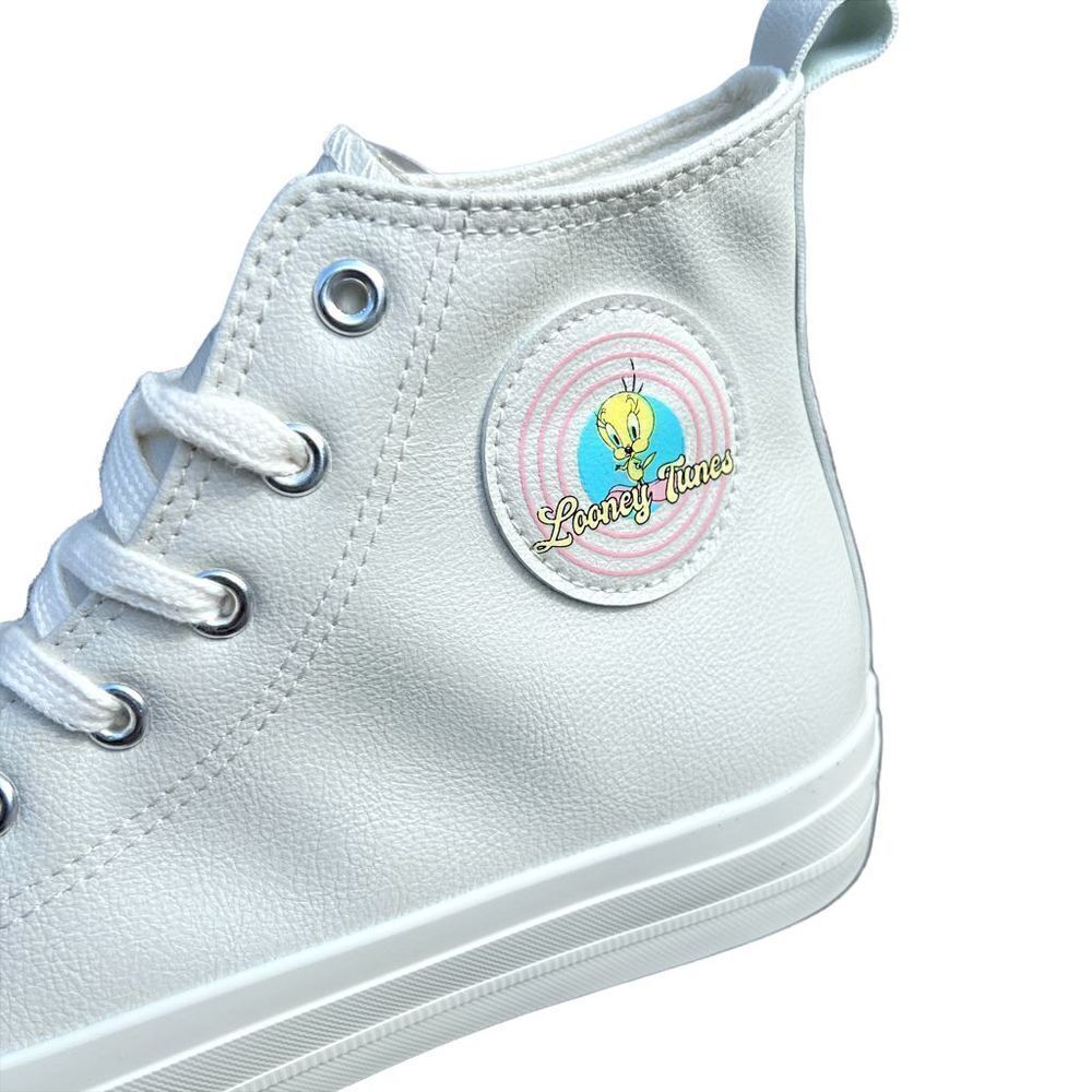 Looney Tunes Tweety High Top Sneaker Shoes - Picture 3 of 13